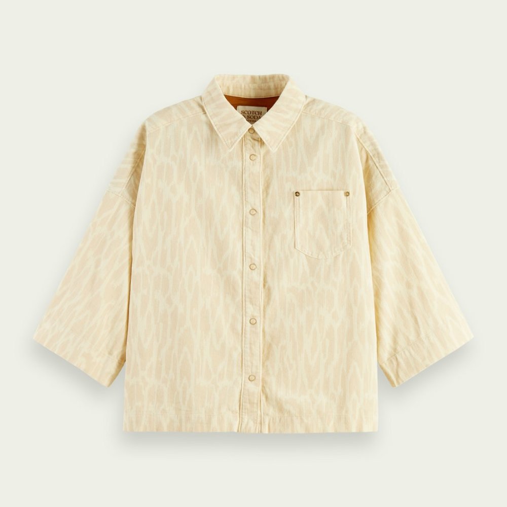 Scotch & Soda Oversized boxy Corduroy Shirt
